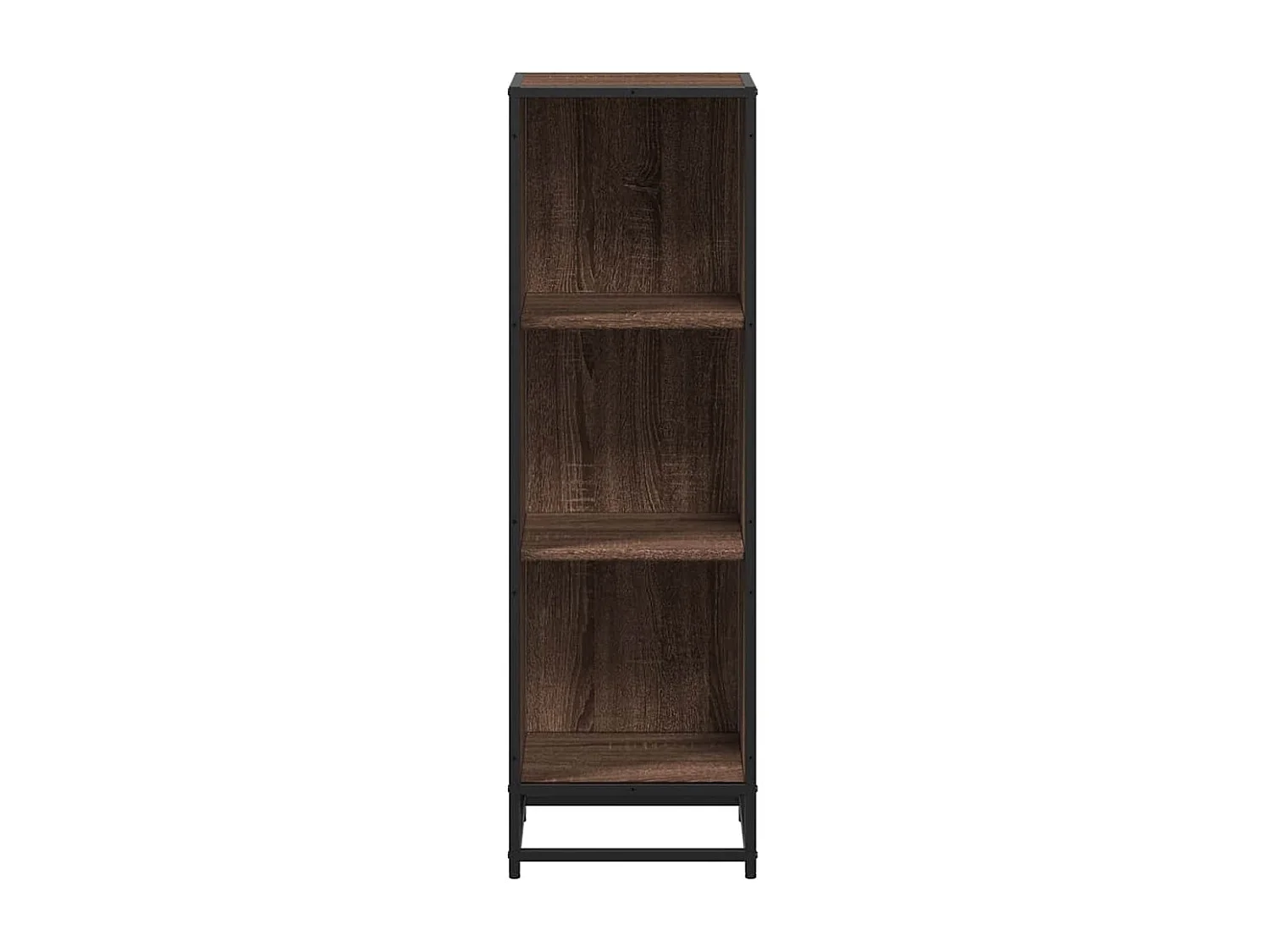 Bibliothèque chêne marron 33,5x33x107,5 cm bois d'ingénierie
