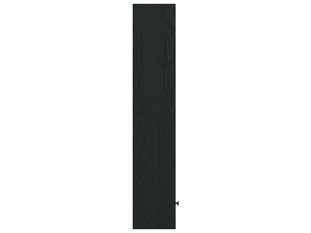 Bibliothèque chêne noir 31x24x127 cm bois d'ingénierie