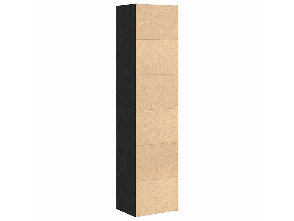 Estante 31x24x127 cm derivados de madeira carvalho preto