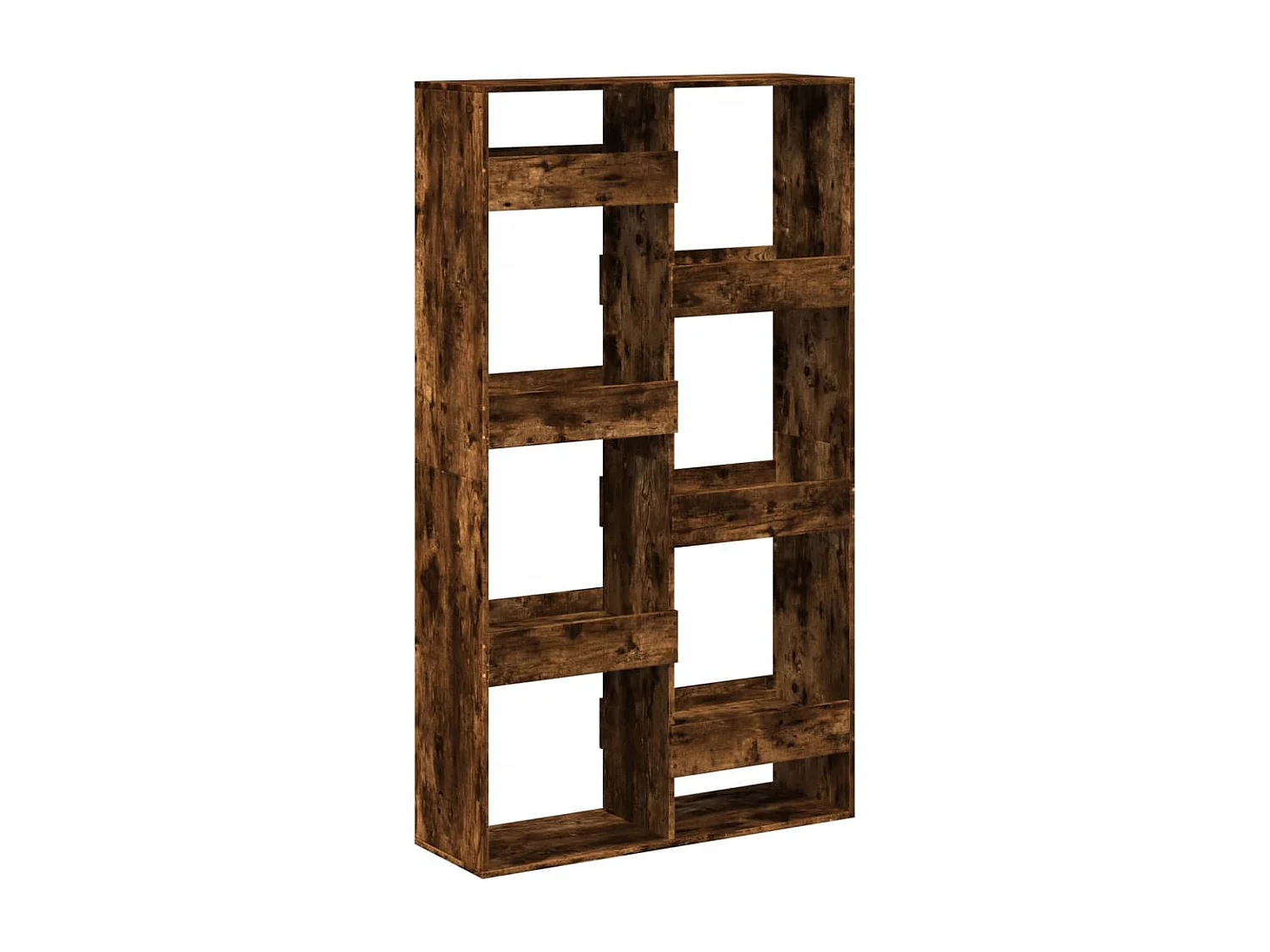 Libreria Rovere Fumo 100x33x175 cm in Legno Multistrato