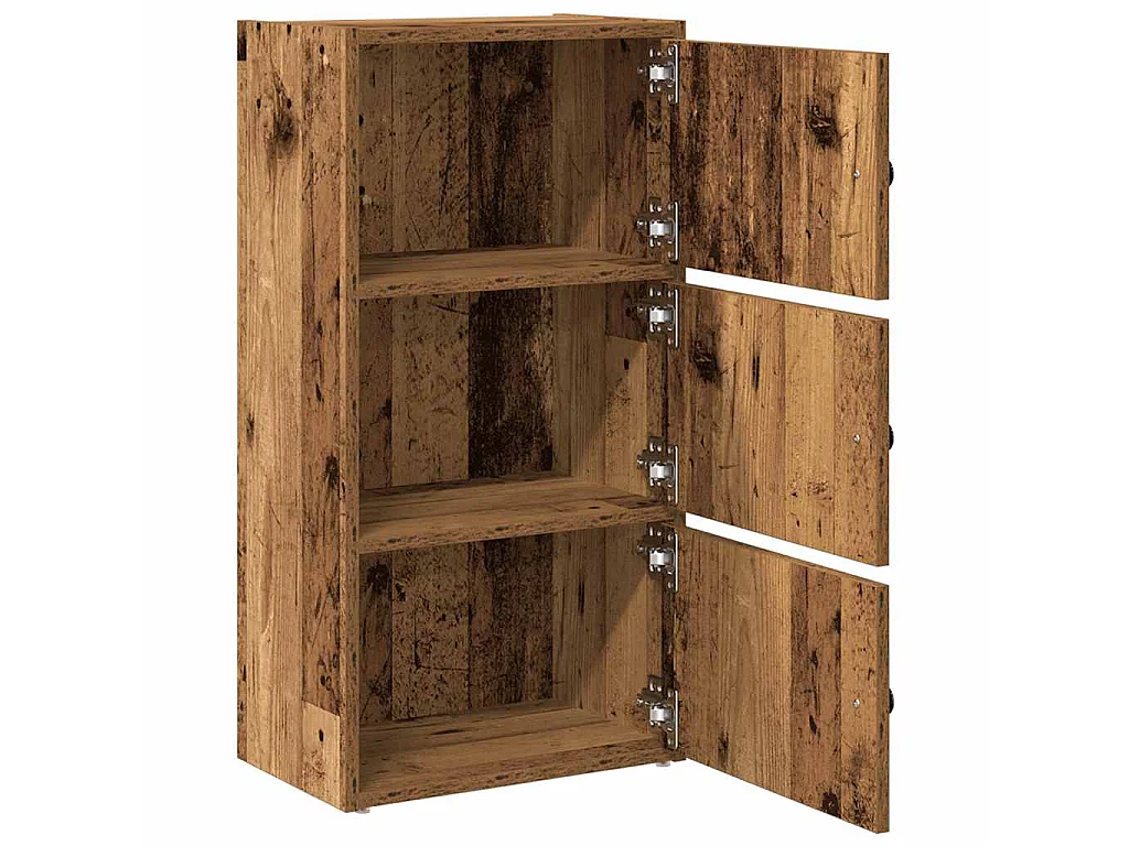 Bibliothèque vieux bois 40x24x77 cm bois d'ingénierie