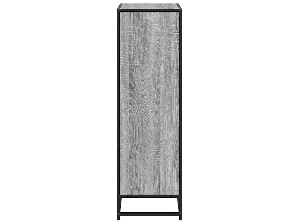 Boekenkast 65,5x33x107,5cm bewerkt hout grijs sonoma eikenkleur