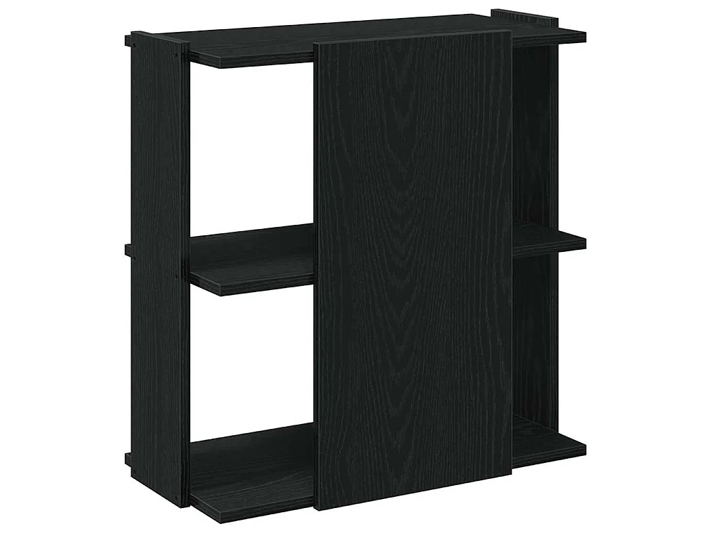 Estante c/ 3 prateleiras 60x30x60 cm derivados de madeira preto