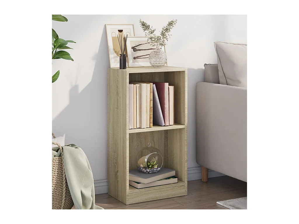 Libreria Rovere Sonoma 40x24x75 cm in Legno Multistrato