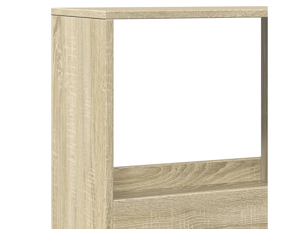 Estante 100x33x175 cm derivados de madeira carvalho sonoma