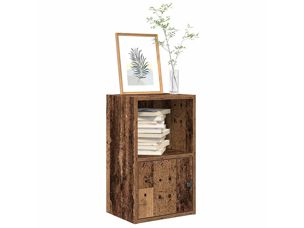 Libreria Legno Vecchio 31x24x52 cm in Legno Multistrato