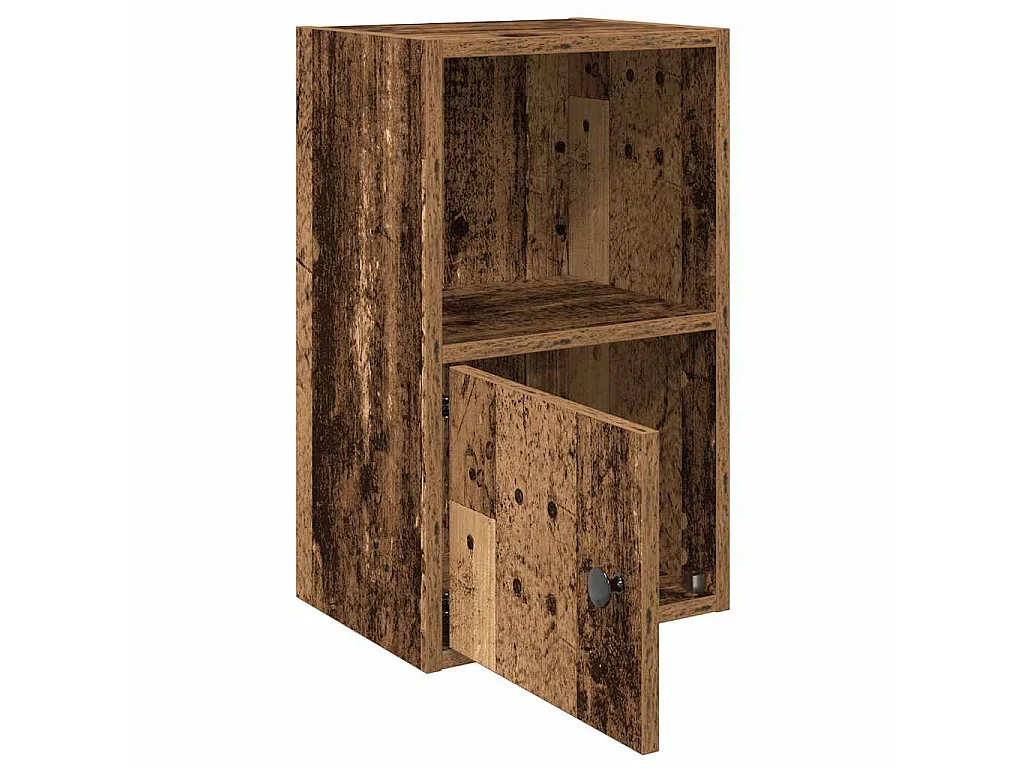 Libreria Legno Vecchio 31x24x52 cm in Legno Multistrato