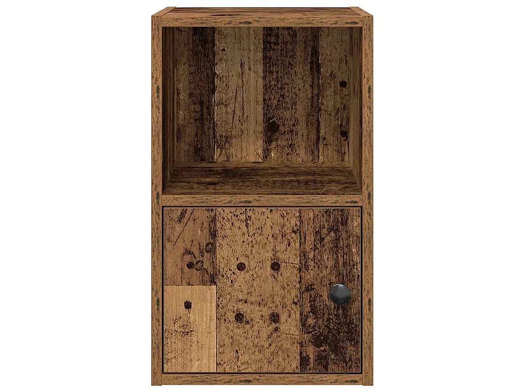 Libreria Legno Vecchio 31x24x52 cm in Legno Multistrato