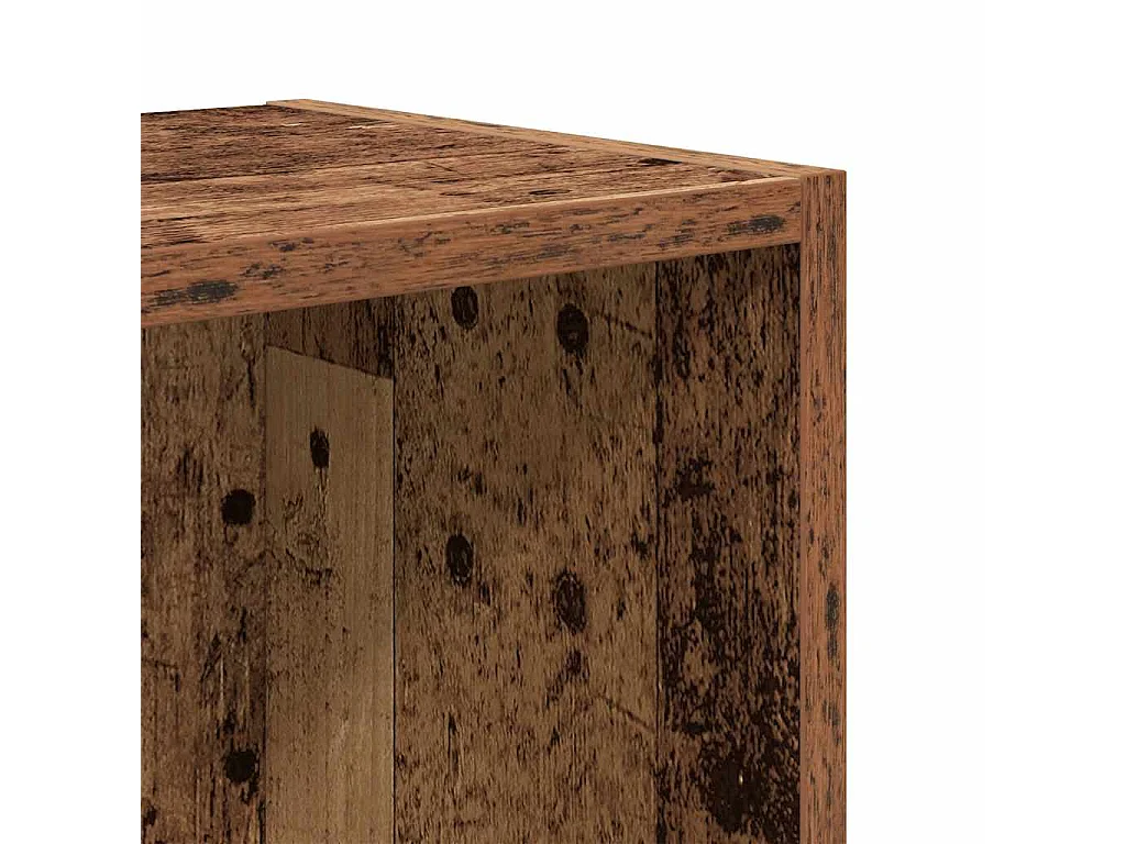 Libreria Legno Vecchio 31x24x52 cm in Legno Multistrato