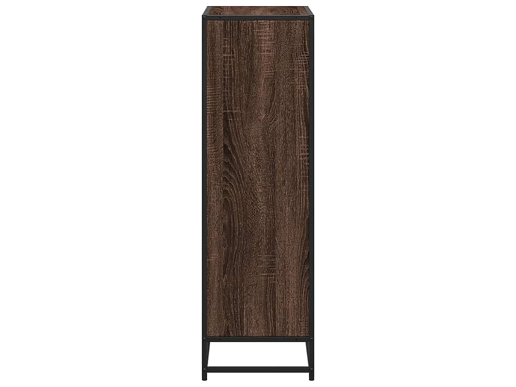 Boekenkast 65,5x33x107,5 cm bewerkt hout bruin eikenkleur