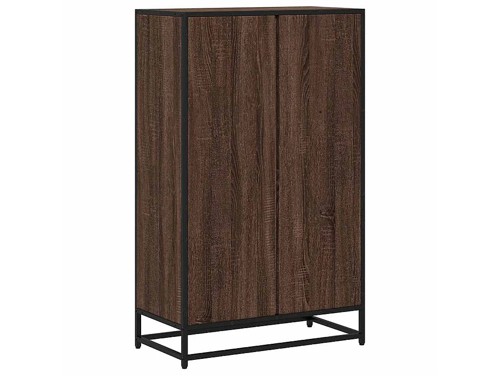 Boekenkast 65,5x33x107,5 cm bewerkt hout bruin eikenkleur