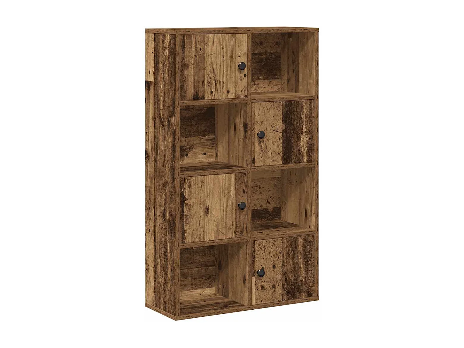 Bibliothèque vieux bois 60x24x101,5 cm bois d'ingénierie