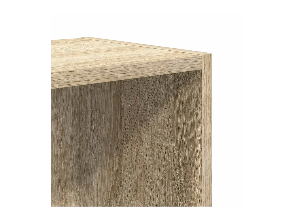 Estantería de madera de ingeniería roble sonoma 31x24x52 cm