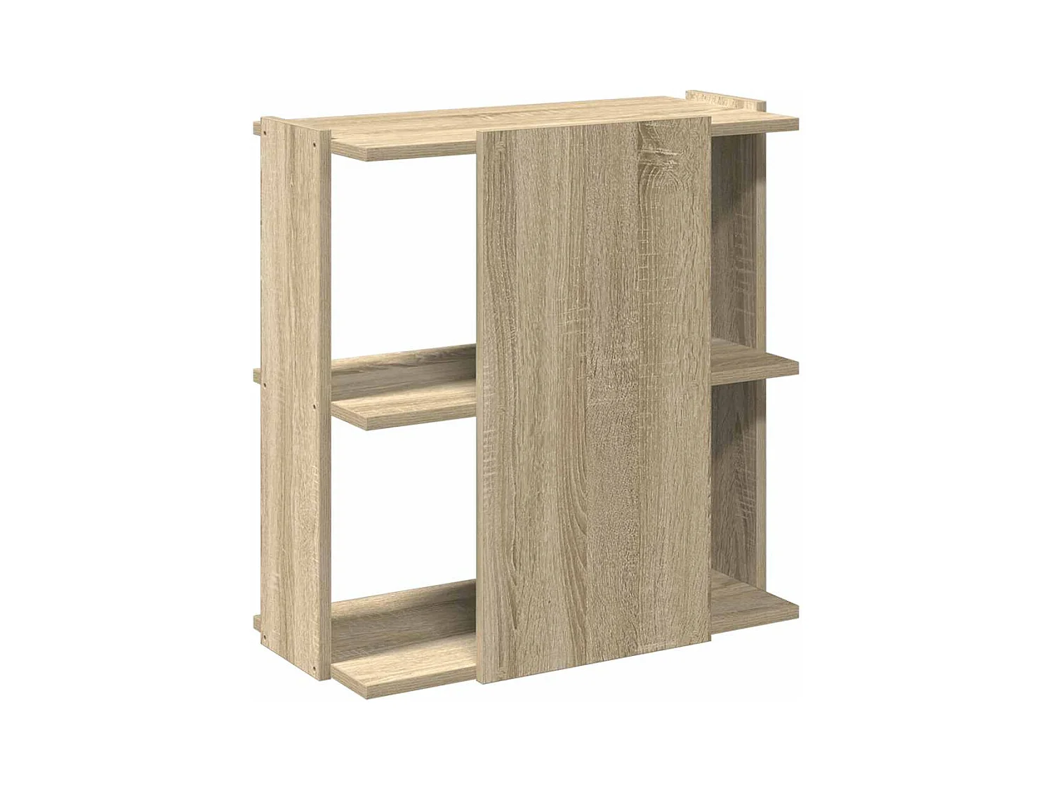 Bücherregal 3 Böden Sonoma-Eiche 60x30x60 cm Holzwerkstoff