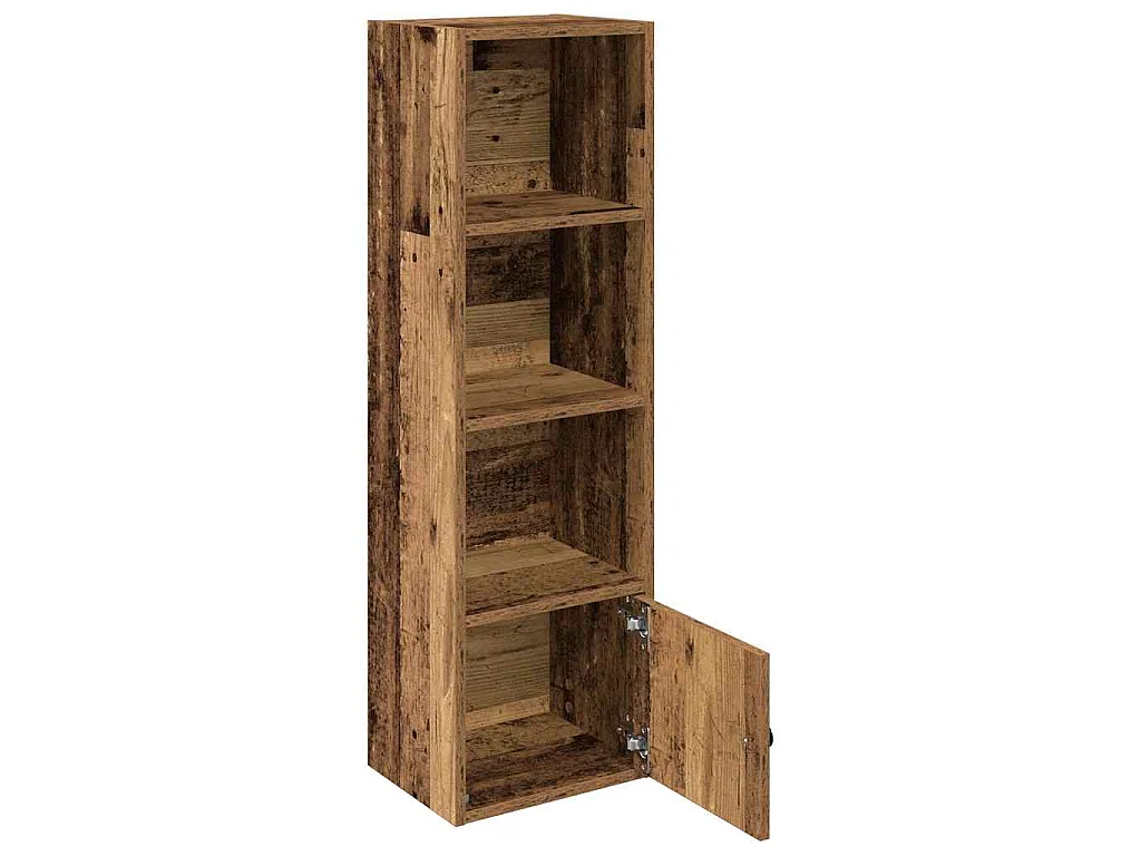 Libreria Legno Vecchio 31x24x102 cm in Legno Multistrato
