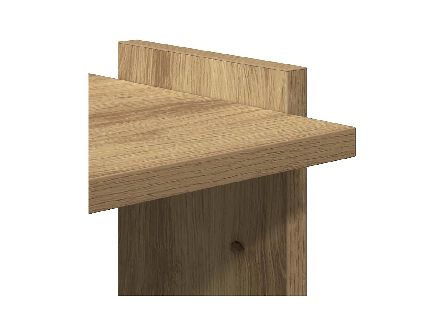 Bücherregal 3 Böden Artisan-Eiche 60x30x120 cm Holzwerkstoff