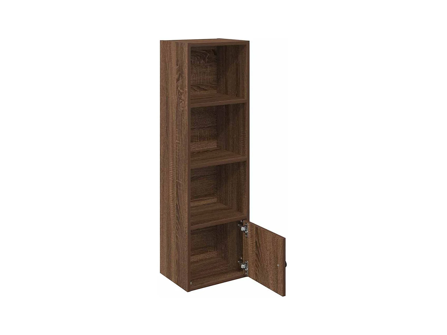 Bibliothèque chêne marron 31x24x102 cm bois d'ingénierie