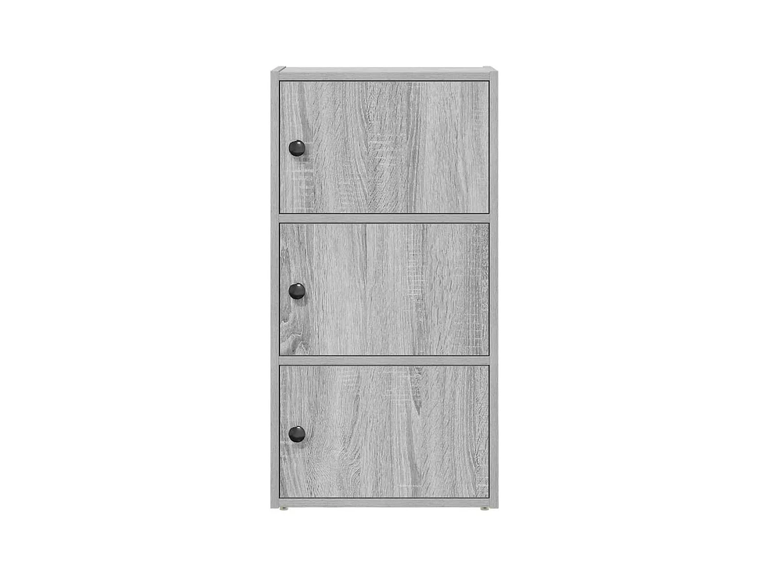 Bücherregal Grau Sonoma 40x24x77 cm Holzwerkstoff