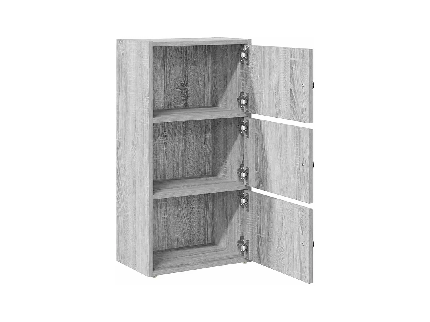 Bücherregal Grau Sonoma 40x24x77 cm Holzwerkstoff