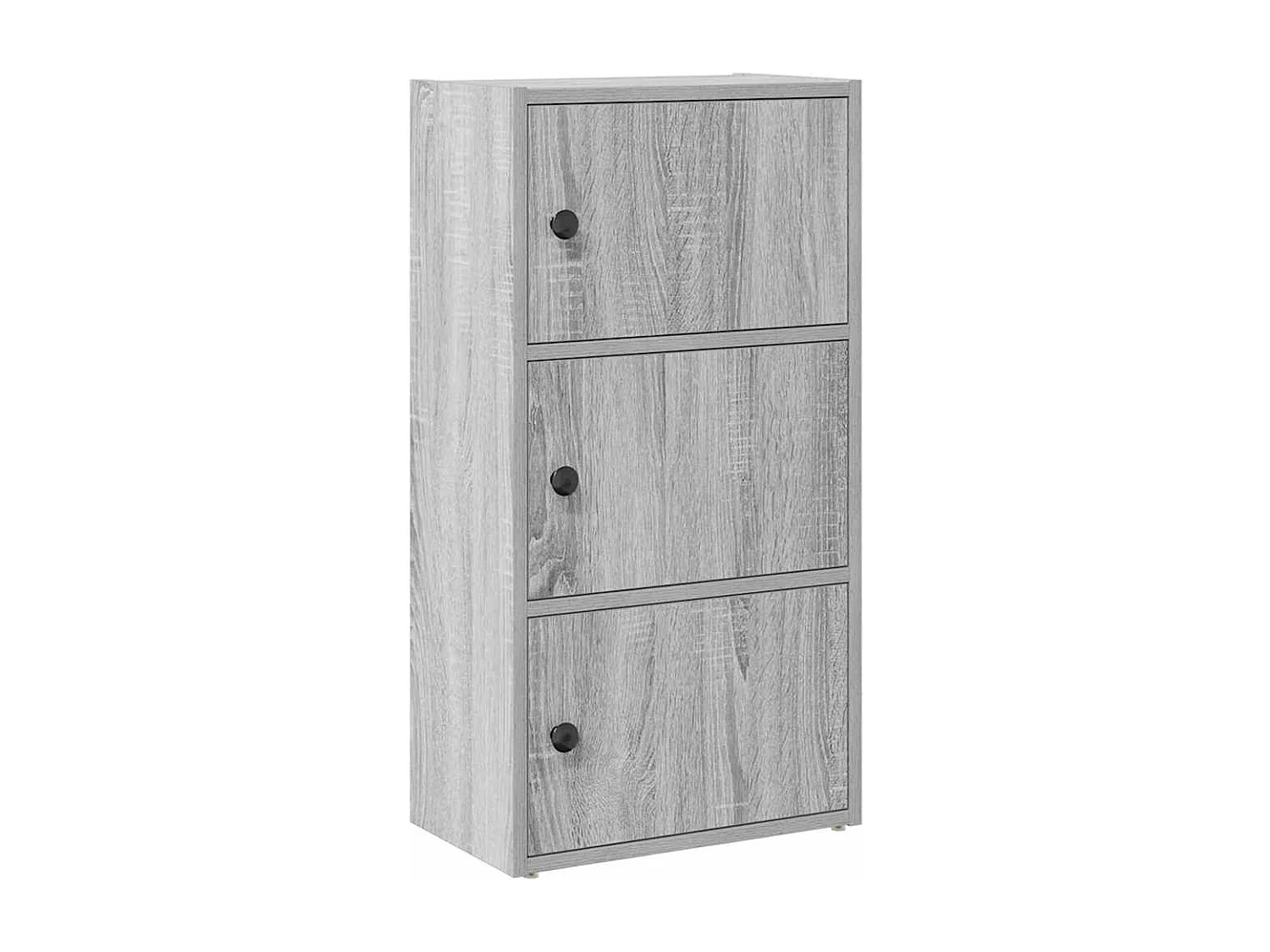 Bibliothèque sonoma gris 40x24x77 cm bois d'ingénierie