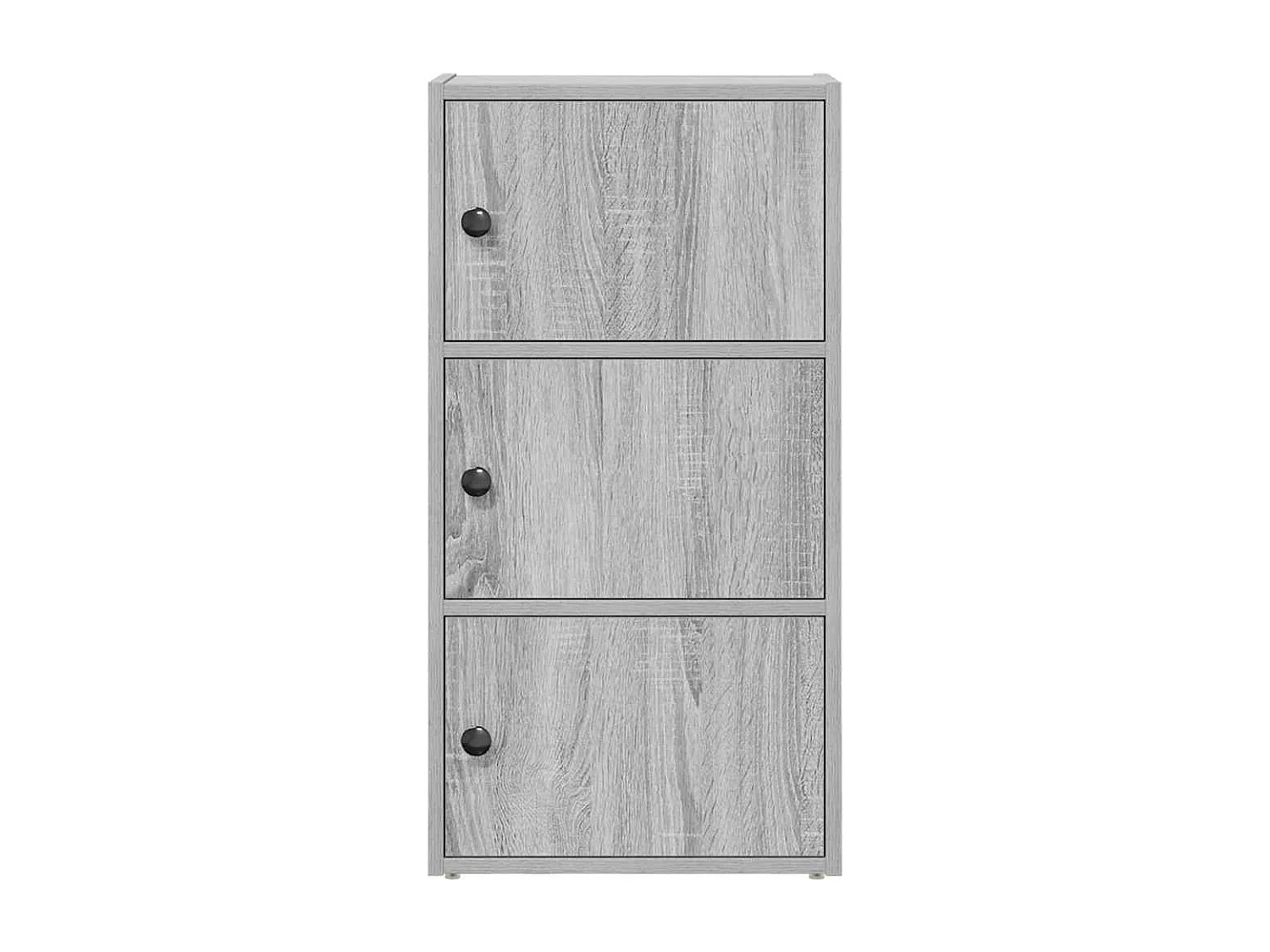 Bibliothèque sonoma gris 40x24x77 cm bois d'ingénierie