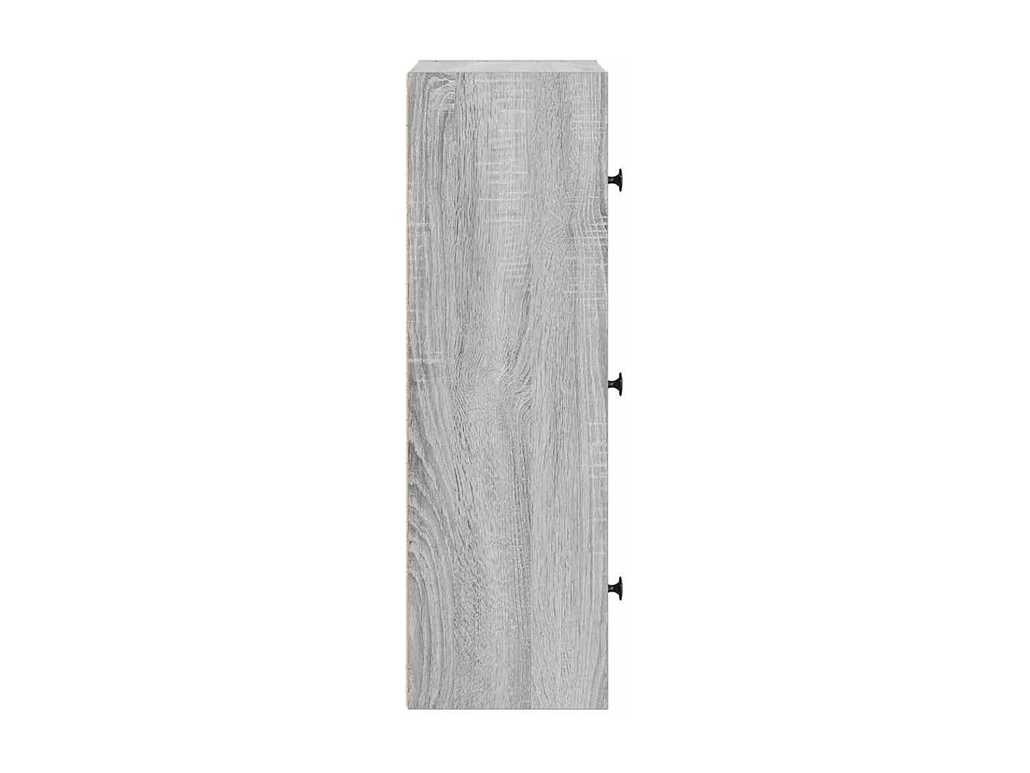 Bibliothèque sonoma gris 40x24x77 cm bois d'ingénierie