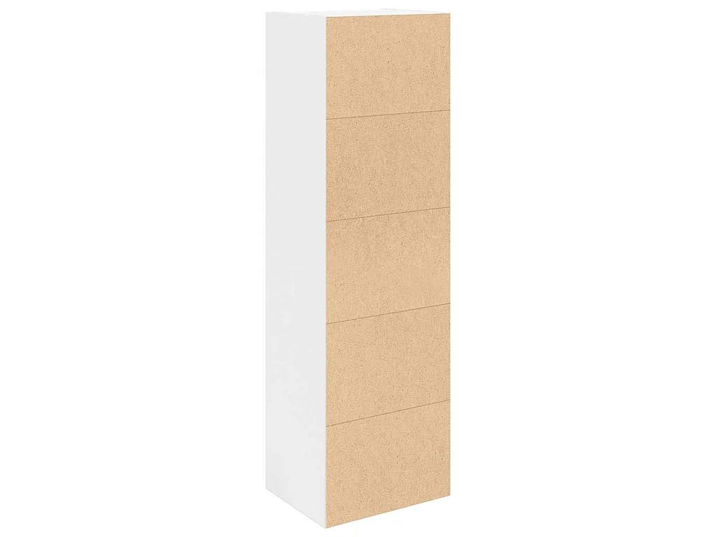 Bibliothèque blanc 31x24x102 cm bois d'ingénierie