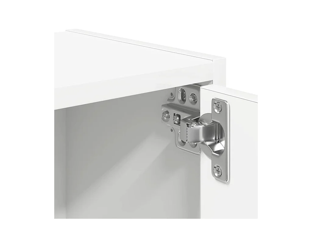 Bücherregal Weiß 40x24x52 cm Holzwerkstoff