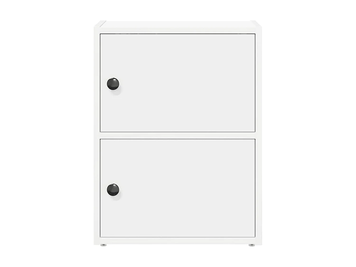 Bibliothèque blanc 40x24x52 cm bois d'ingénierie