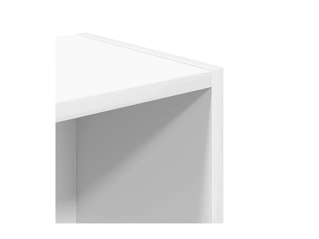 Bücherregal Weiß 31x24x77 cm Holzwerkstoff