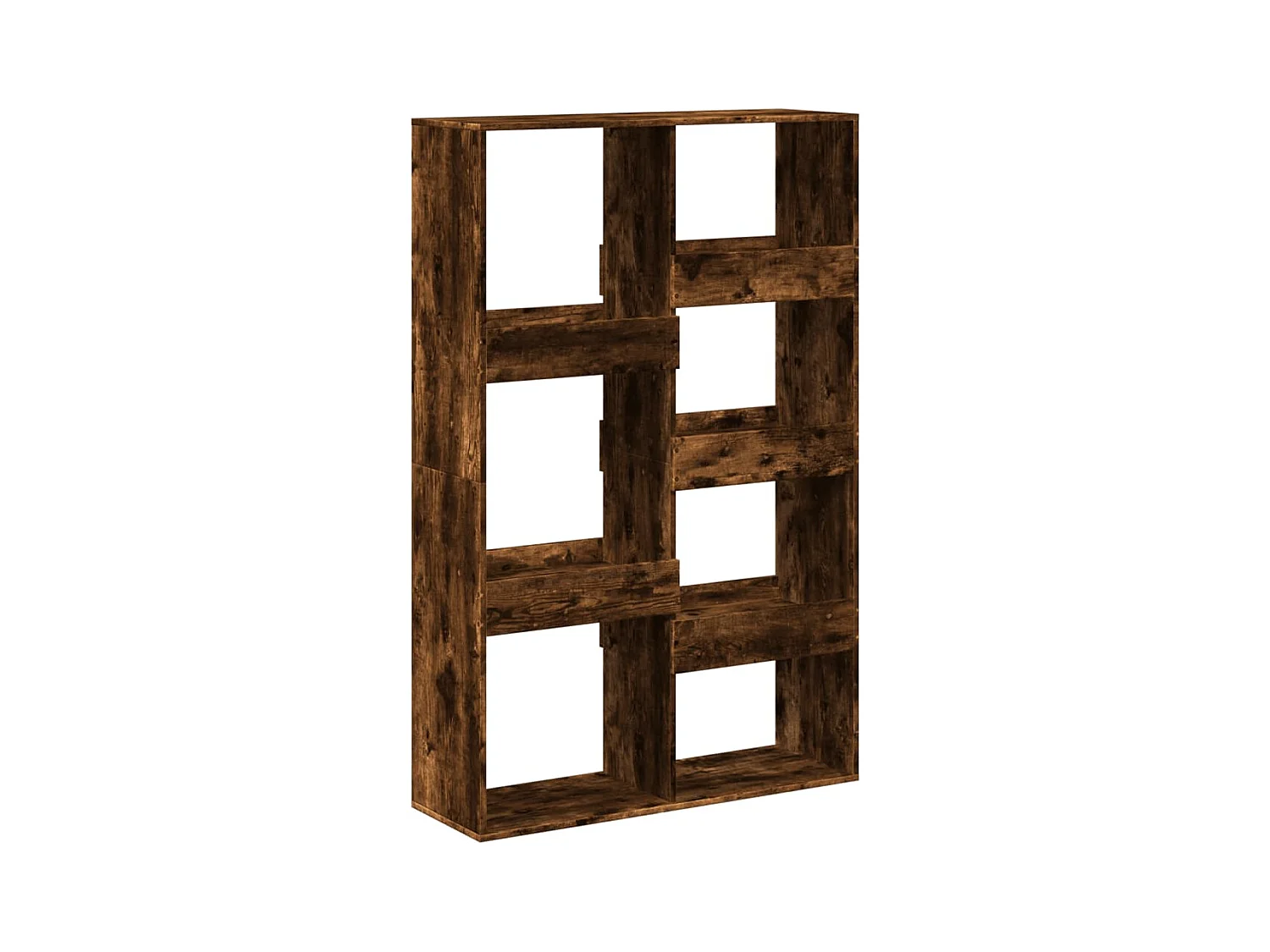 Libreria Rovere Fumo 100x33x155,5 cm in Legno Multistrato