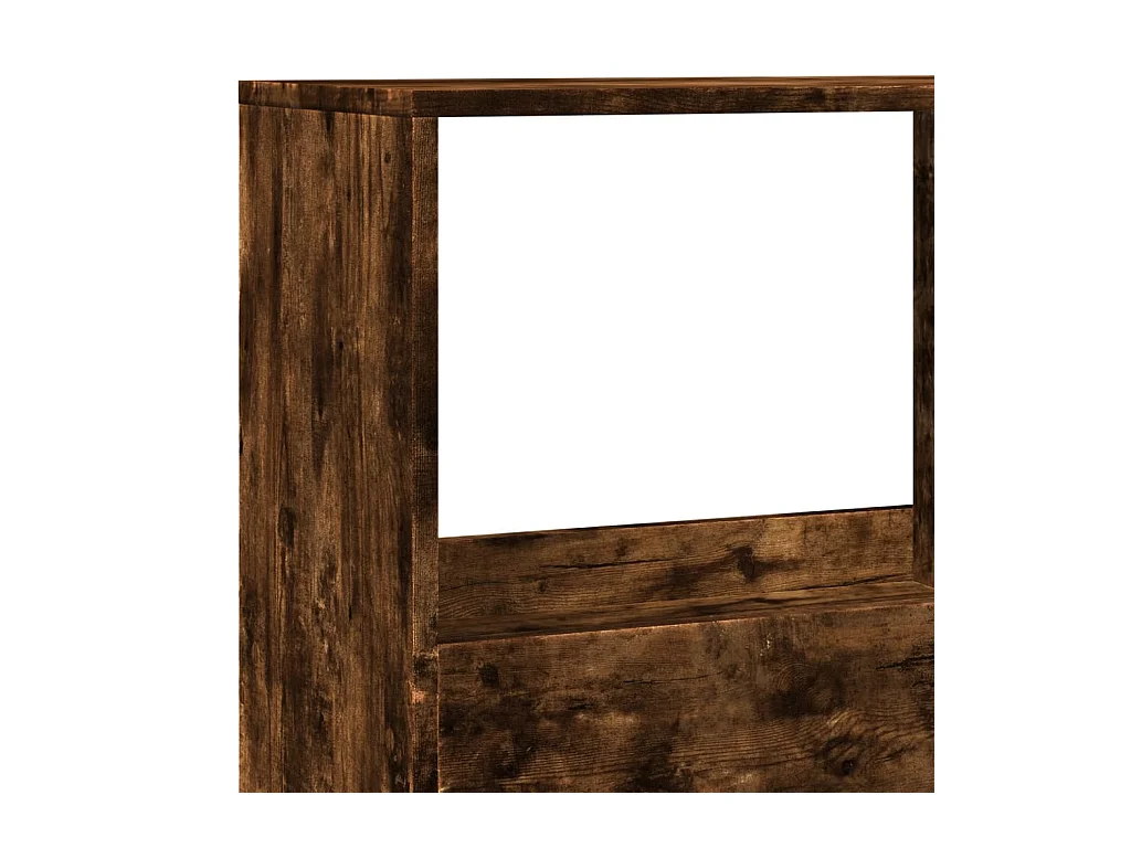 Libreria Rovere Fumo 100x33x155,5 cm in Legno Multistrato