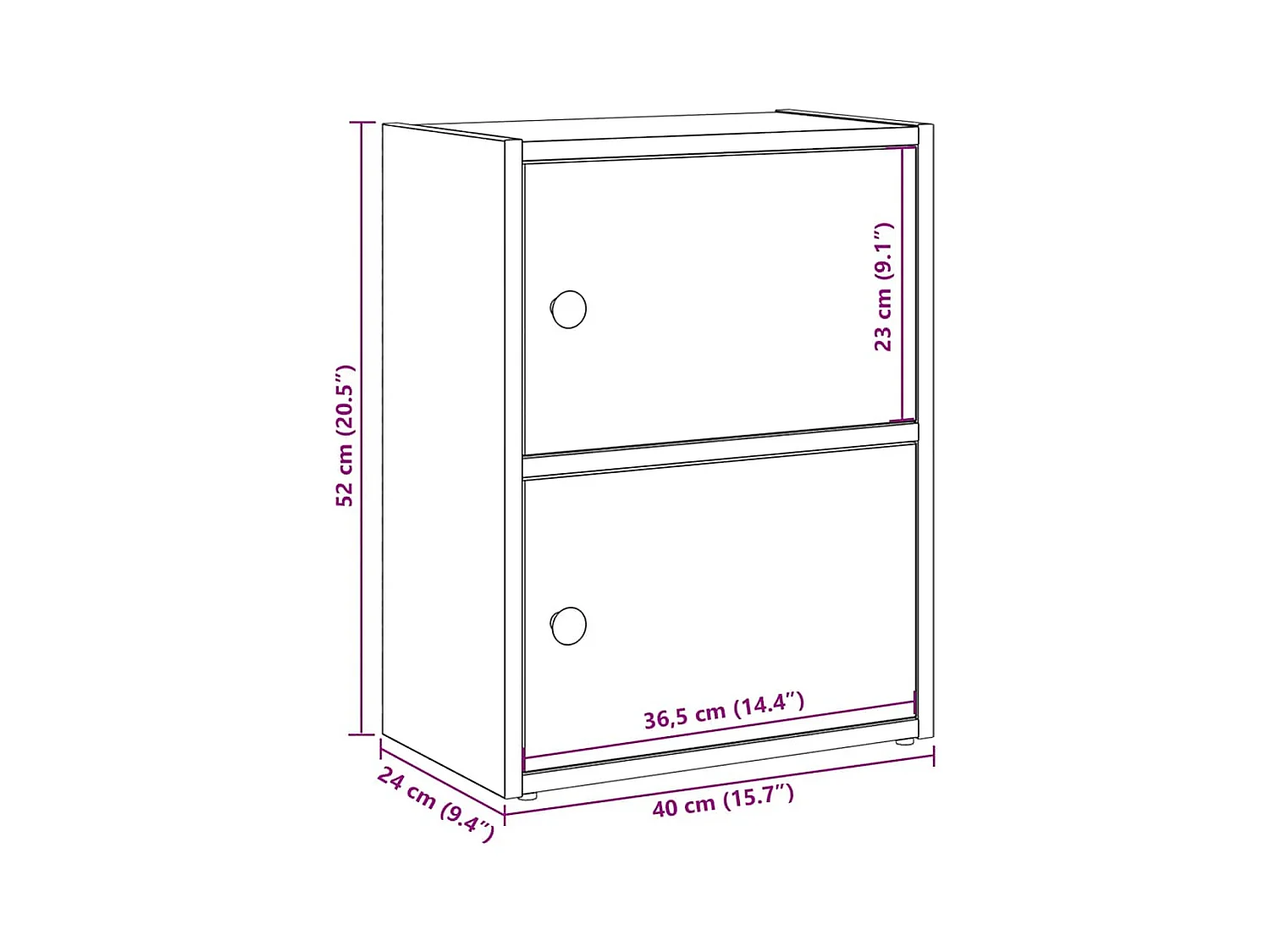 Bücherregal Betongrau 40x24x52 cm Holzwerkstoff