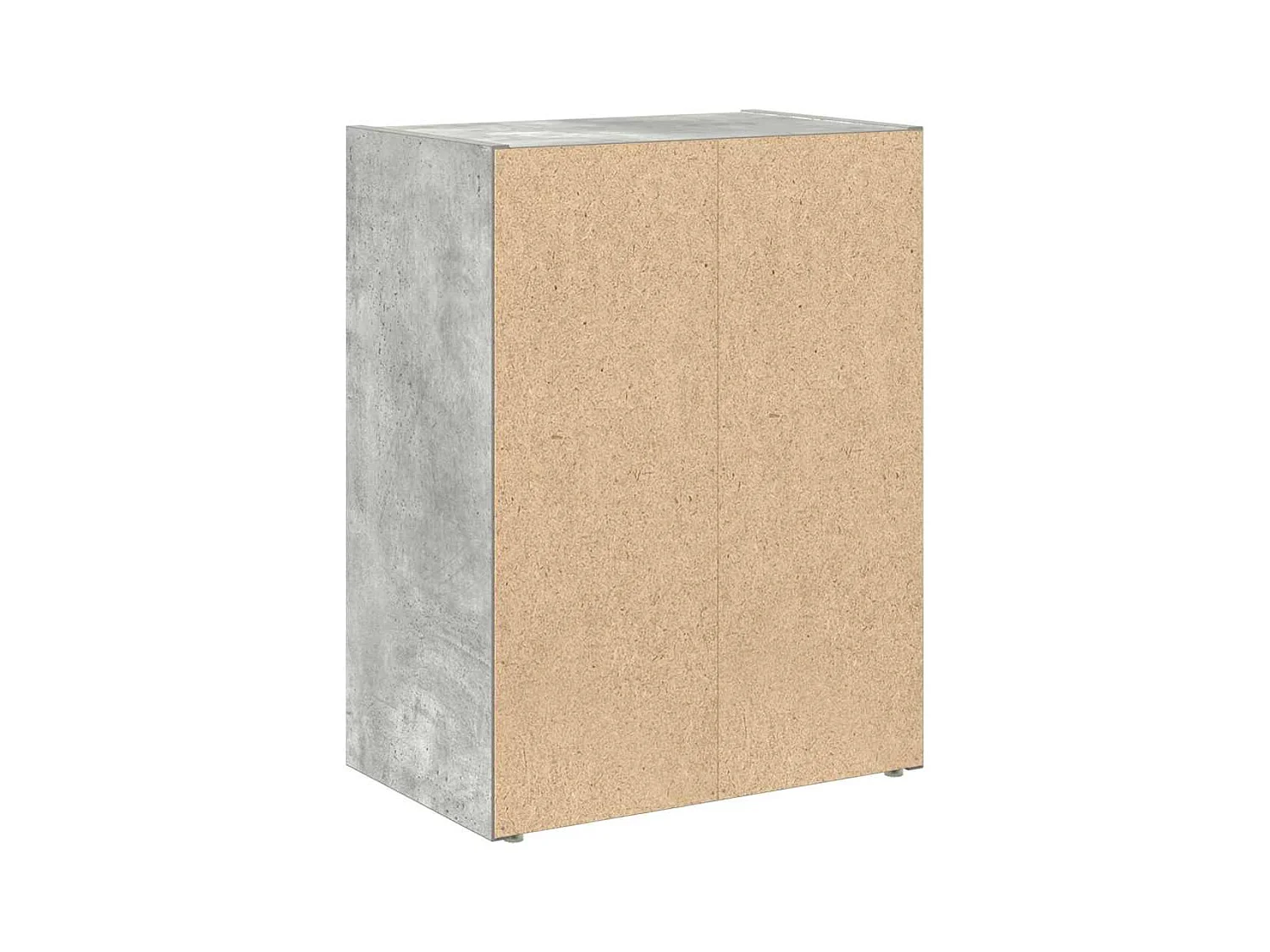 Bücherregal Betongrau 40x24x52 cm Holzwerkstoff