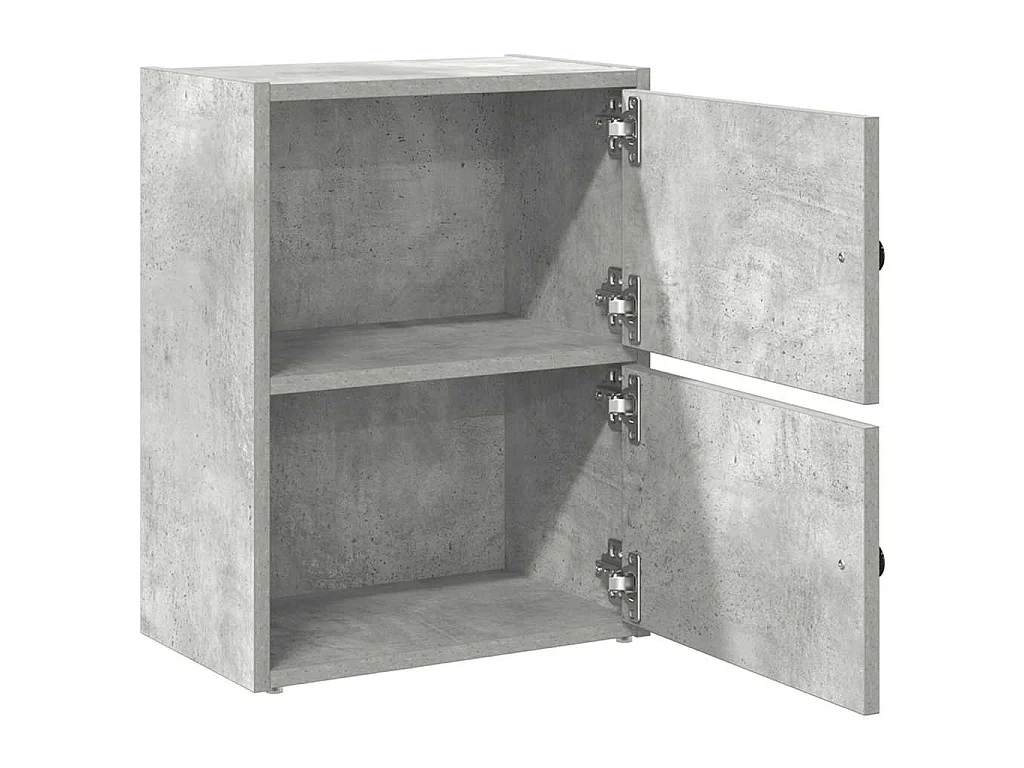 Libreria Grigio Cemento 40x24x52 cm in Legno Multistrato