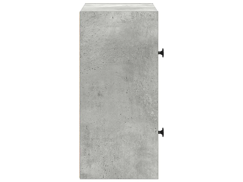 Libreria Grigio Cemento 40x24x52 cm in Legno Multistrato