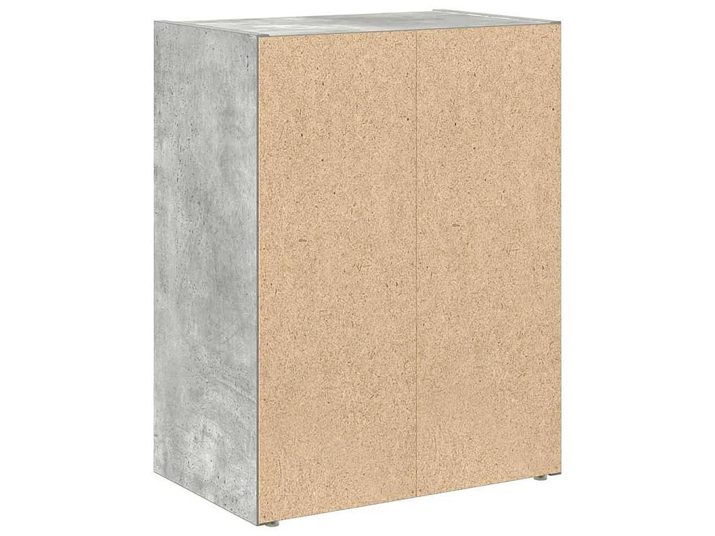 Libreria Grigio Cemento 40x24x52 cm in Legno Multistrato