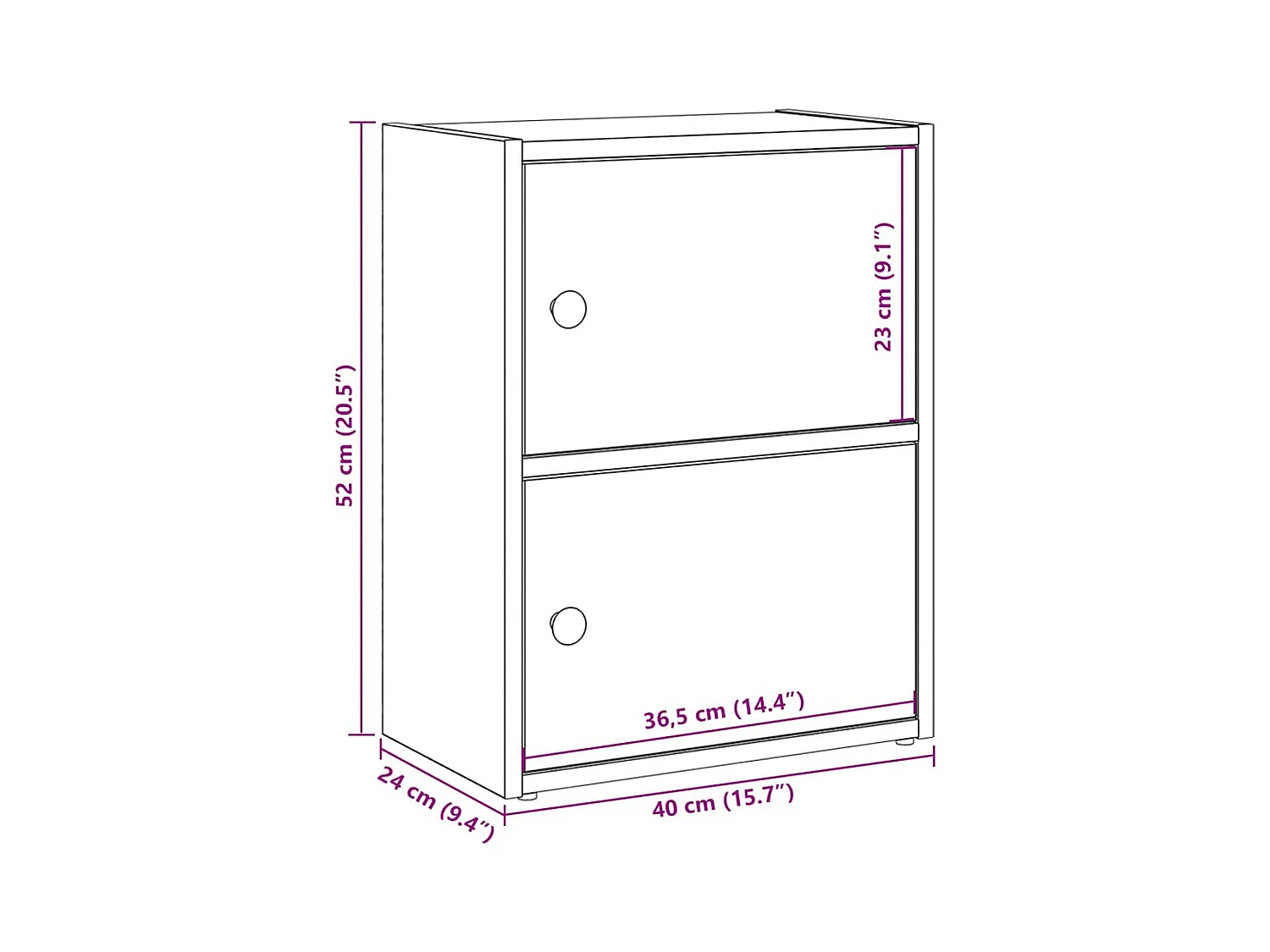 Bücherregal Grau Sonoma 40x24x52 cm Holzwerkstoff
