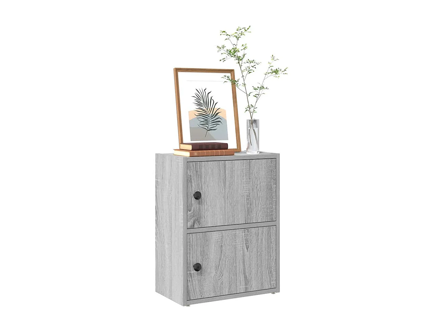 Libreria Grigio Sonoma 40x24x52 cm in Legno Multistrato