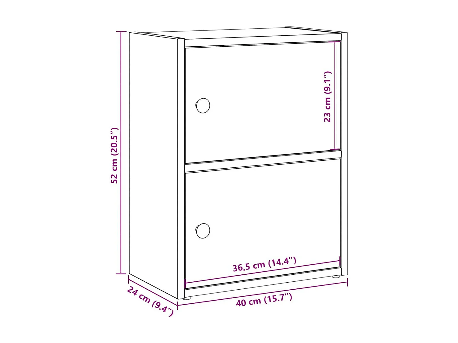 Libreria Grigio Sonoma 40x24x52 cm in Legno Multistrato