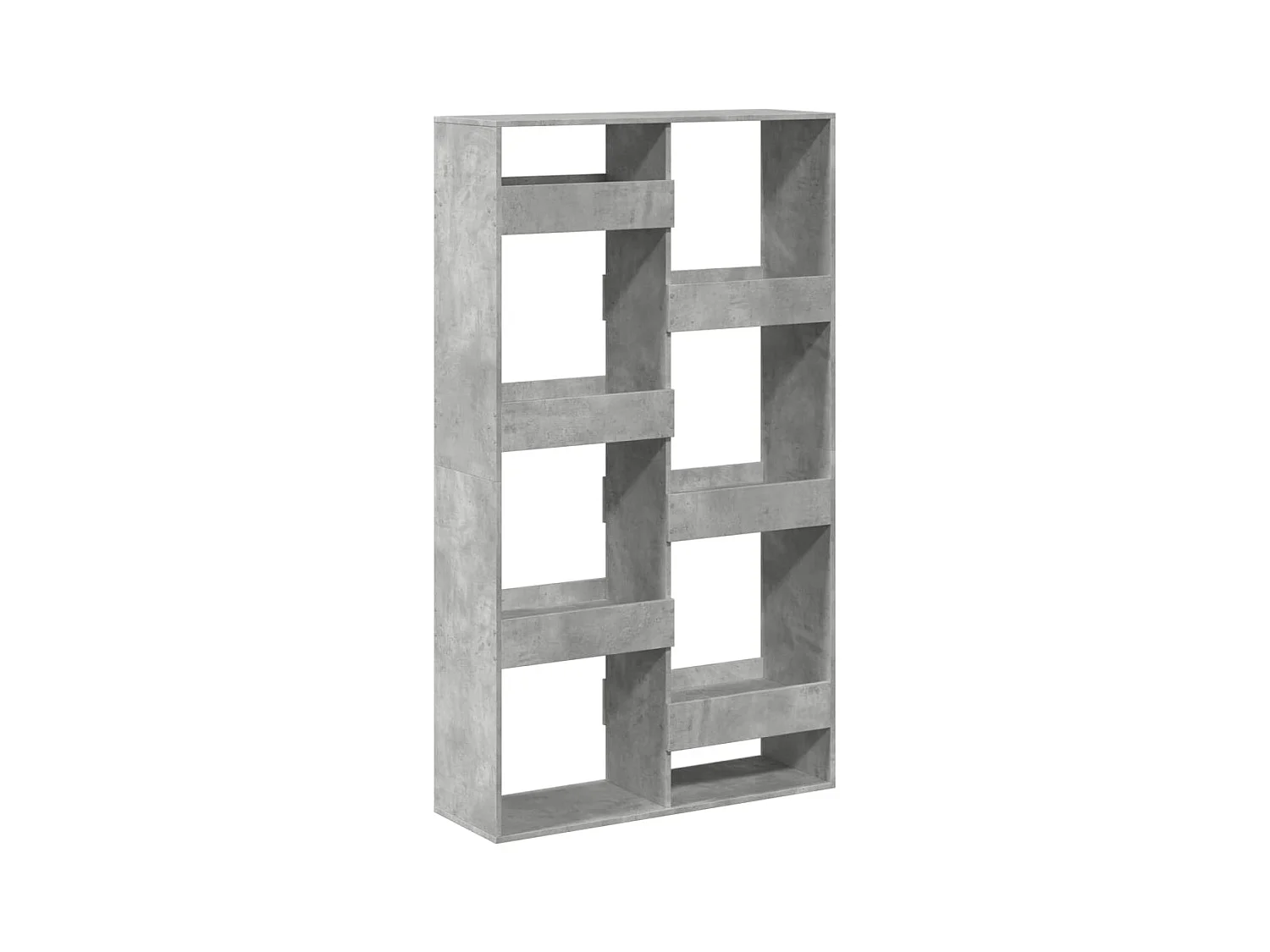 Bücherregal Betongrau 100x33x175 cm Holzwerkstoff