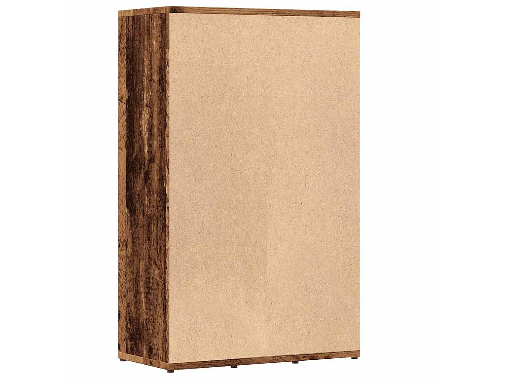 Estantería madera de ingeniería envejecida 50x25x80 cm