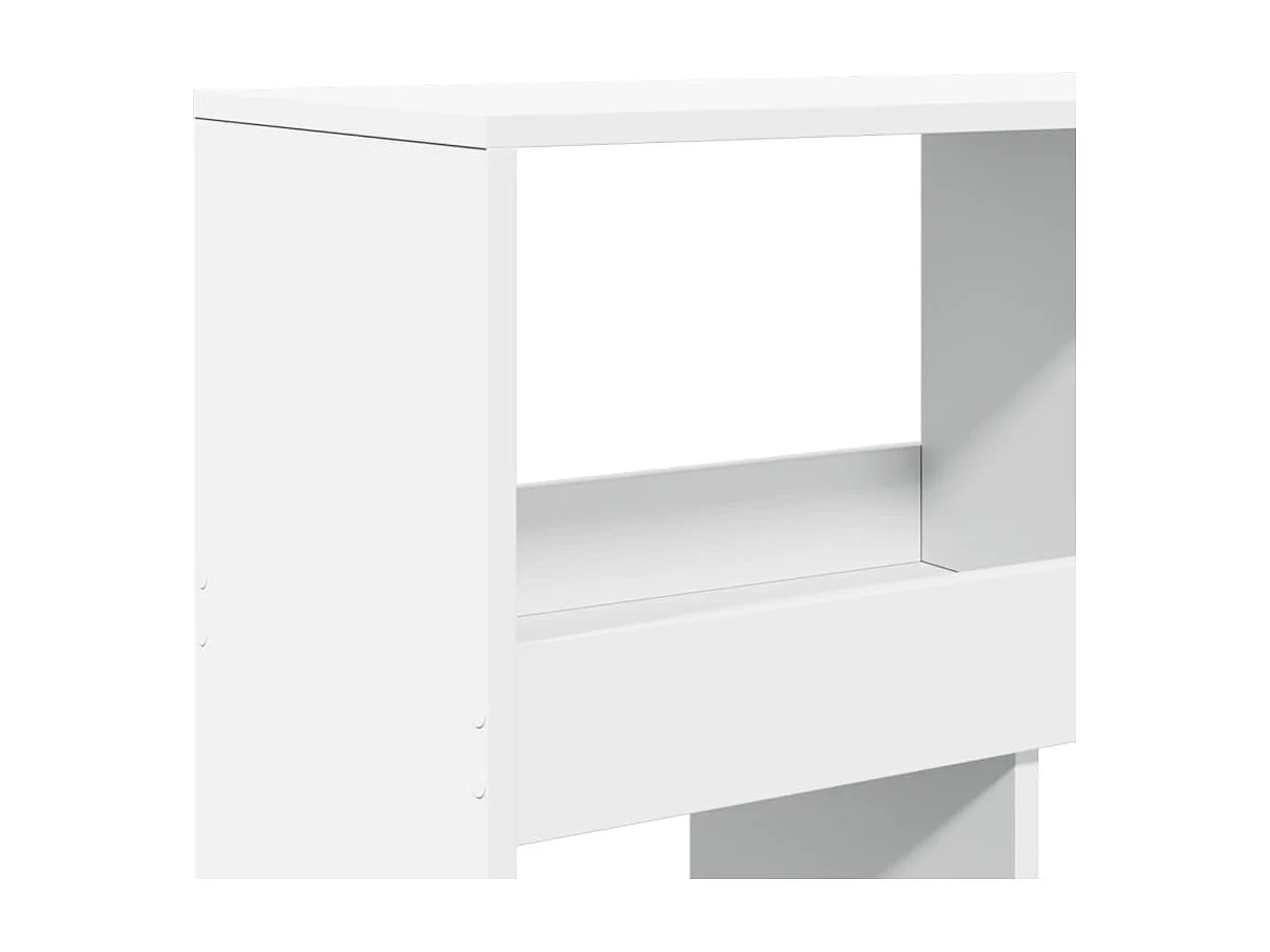 Bibliothèque blanc 100x33x187,5 cm bois d'ingénierie