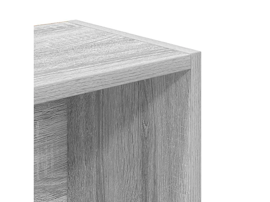 Bücherregal Grau Sonoma 31x24x102 cm Holzwerkstoff