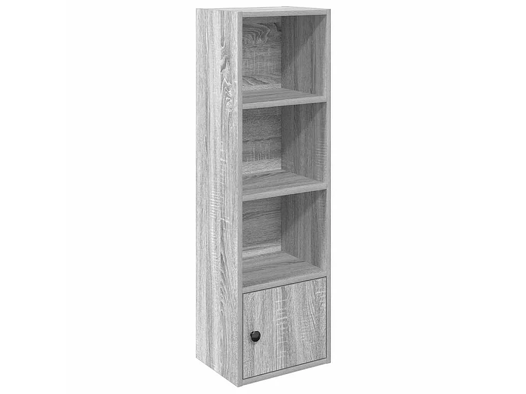 Bücherregal Grau Sonoma 31x24x102 cm Holzwerkstoff