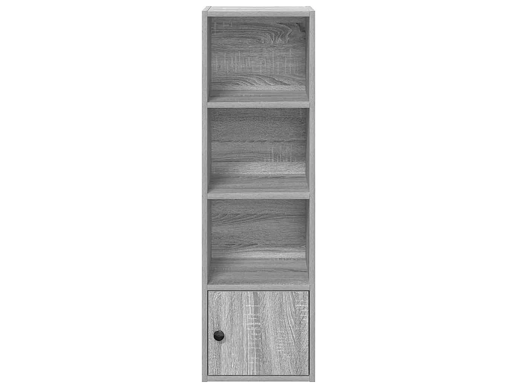Bücherregal Grau Sonoma 31x24x102 cm Holzwerkstoff
