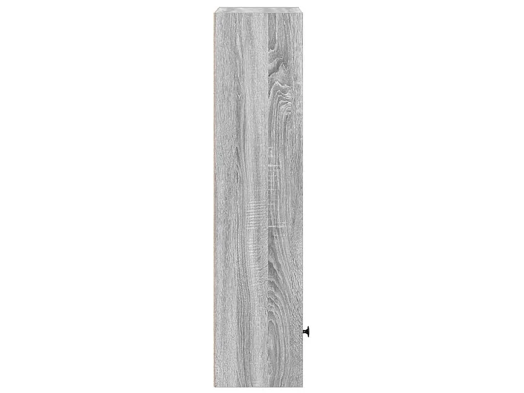 Bücherregal Grau Sonoma 31x24x102 cm Holzwerkstoff