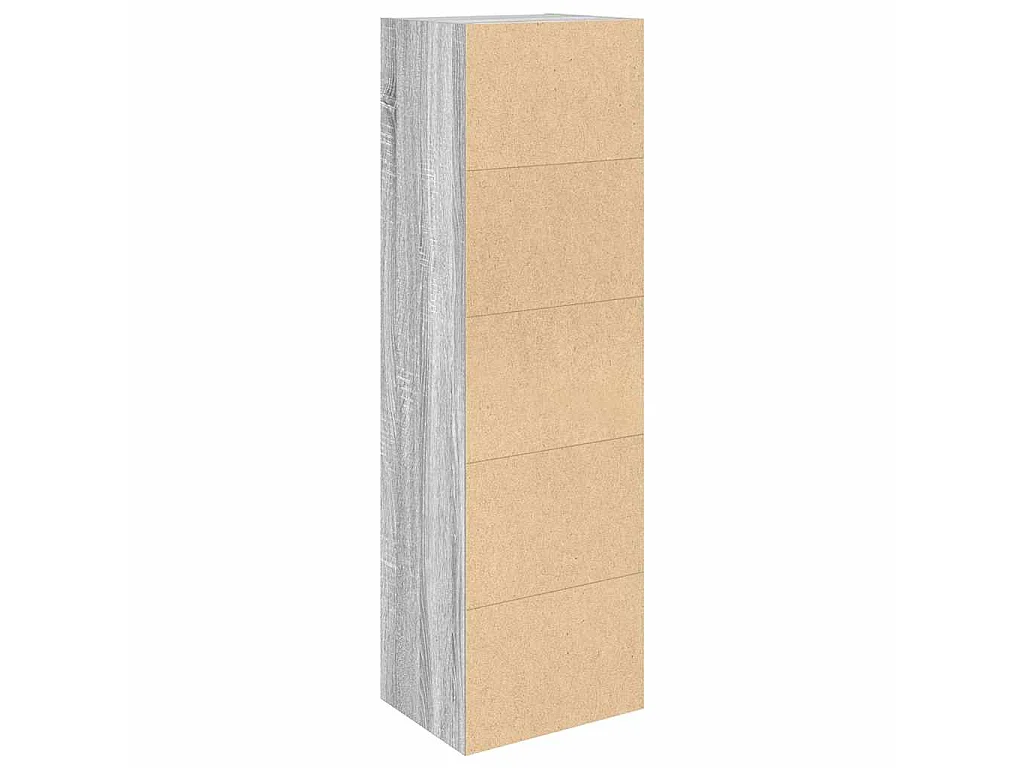 Bücherregal Grau Sonoma 31x24x102 cm Holzwerkstoff