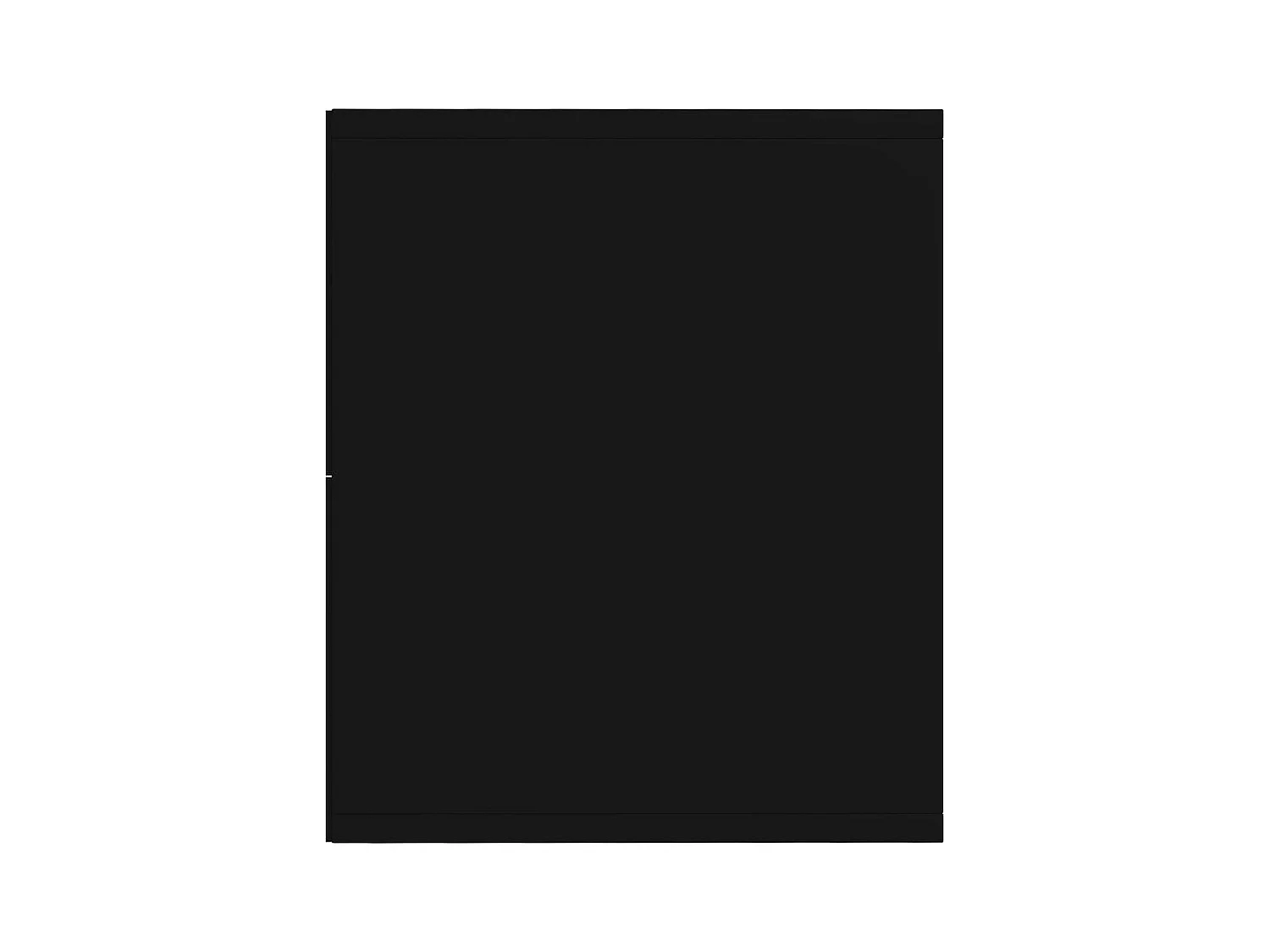 Bibliothèque/Meuble TV noir 36x30x114 cm bois d'ingénierie