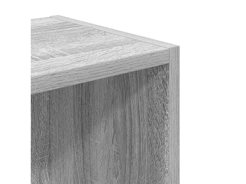 Boekenkast 31x24x77 cm bewerkt hout grijs sonoma eikenkleurig
